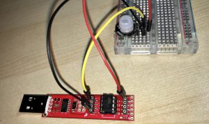 Tiny AVR Programmer + PIR sensor